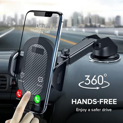 China Hot Sale Adjustable Adjustable Car Mount Phone Accessories Car Mobile Phone Holder for Windshield Dashboard for sale