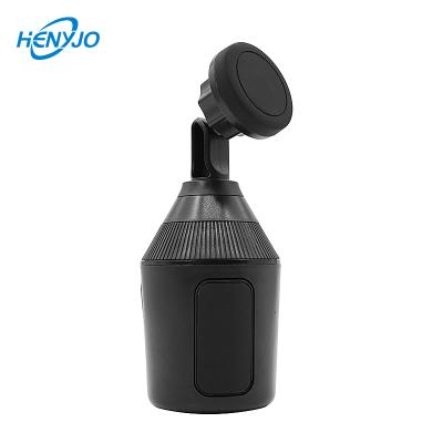 China Magnetic Universal Multifunctional Magnetic Mobile Car Mount Adjust Automobile Suction Phone Cup Holder for sale