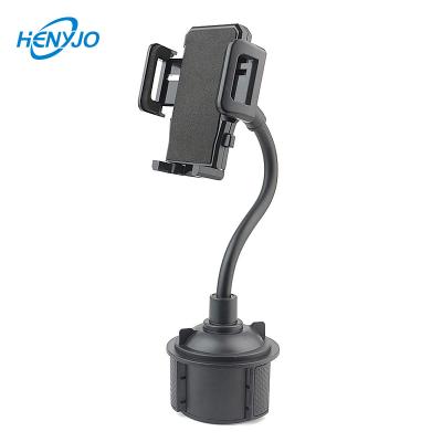 China Universal Adjustable Mobile Phone Holder Car Mount Phone Cup Drinks Holder For Car for sale