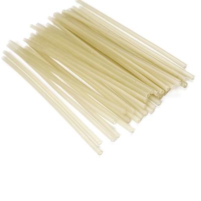 China 100% Biodegradable Straws Corn Bubble Tea Food Drinking Straw Clear Extra Long Clear Biodegradable Straws Long Customize Straw for sale