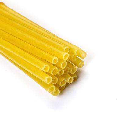 China 100% Biodegradable Organic Natural Corn Straw Edible Disposable Eco-Friendly Edible 100% Fresh Party Drinking Yellow Straws Wholesale for sale