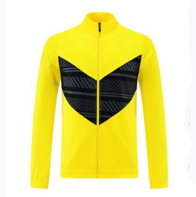 China Breathable free shipping to Germany Dortmund football jacket 2022 Thailand quality soccer jacket FuBballjacke casaco de futebol for sale