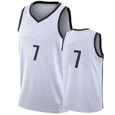 China Free Shipping Antibacterial To New York Christmas Gift Durant Basketball Shirt 2019/20 Best Season Quality Irving Basketball Tank Top for sale