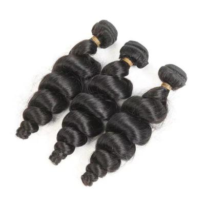 China The LK Thick Smooth Soft Mozambique Brazilian Virgin Straight Curl Braided Hair Mink Hair Bundle Wholesale 8-40inch Real Cheap for sale