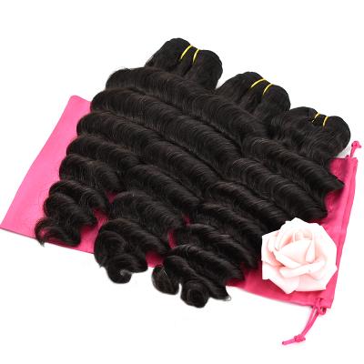 China Cheap Deep Wave LK Virgin Hair Bulk Order 100 Percent Natural Black Deep Wave Hair for sale