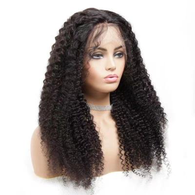 China LK High Quality 12aWholesale Curly Wavy Lace Front Wig 13#6 Good Thickness And Small Short Hair Real Virgin Wig Pre-Pulled Hairline With Baby Hair for sale