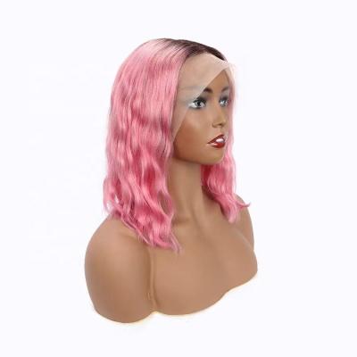 China Good Thickness And Small Short Hair LK No Glue 613 Luxury Virgin Hair Lace Front Wig Brazilian Barbie Pink Bobo Lace Front Wig 100% Real Color Wig for sale