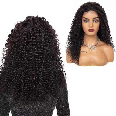 China Good Thickness And Small Hot Selling Brazilian Lace Front Wig Bleaching Cuticle Alignment Pre-Pull Hair Wig Curly Full Lace Front Wig Curly Hair LK Short Hair for sale