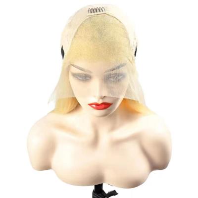 China Good 613 Luxurious Thick & Small Straight Hair LK 613 Virgin Remy Real Human Hair Closed Virgin Wig 13#4 Malaysian Gold Lace Front Wig Long Hair for sale