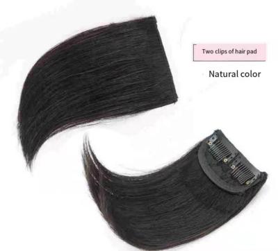 China New Product LK Wave Hair Extension Hairpin Regular Synthetic Short Straight Thick Hair Piece Natural Fiber Chocolate Brown Hair for sale