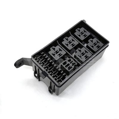 China 12-Slot Relay Box 6 Relay 6 Blade Fuse - Fuse Relay Box With 4pins 12V 40A Fuse And Relay For Automotive Marine And Boat BX2061A-6 for sale