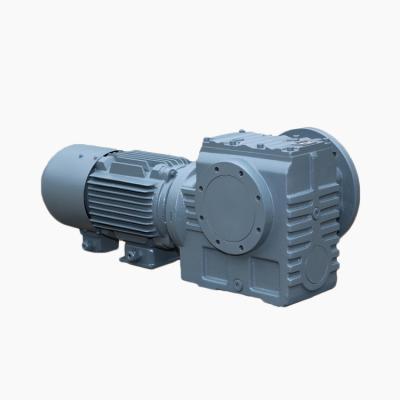 China Hotels High Standard S Worm Gear Motor Reducer for sale