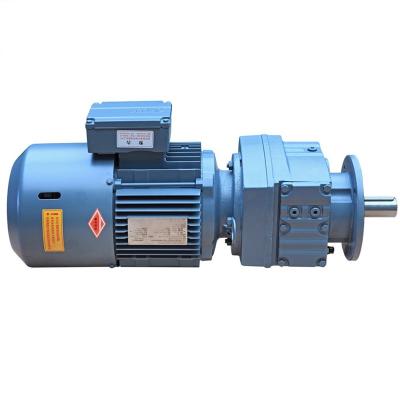 China Factory RF 17....167 Series RF Stable Flange Helical Integrated Gear Motor Electric Gearbox for sale