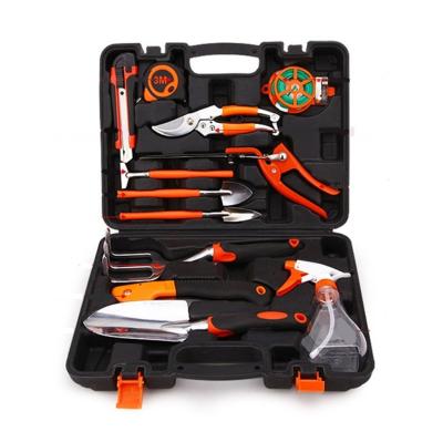 China Repair Tool Kit 12 Pieces Garden Tool Gift Set Aluminum Alloy Garden Shovel Household Combination Tool for sale