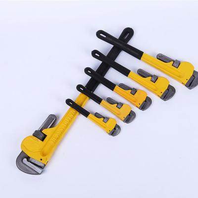 China Xiteli XTLHT-7A062 Heavy Duty Carbon Steel Reinforcement Adjustable Heat Treated Durable Pipe Wrench for sale