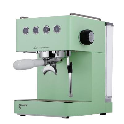 China Hotel Appliances Household Semi Automatic Espresso Coffee Machine With Milk Frother for sale