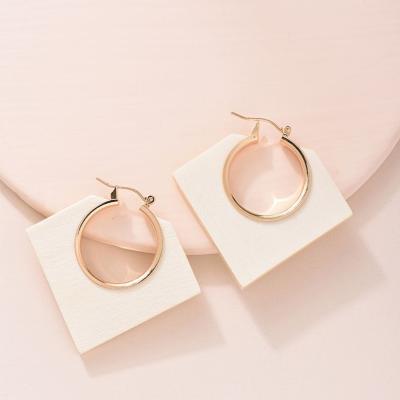 China Wholesale Cheap Fashion Circle Earring 3 Color Women Earrings Jewelry Wooden Handmade Geometric Circle Earrings for sale