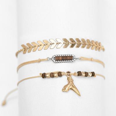 China 2021 new brand boho paracord charm bangle fashion TRENDY gold jewelry magnetic bracelets for women for sale