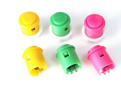 China Yellow Green Pink Key In Key Out Buttons For Fish Game Table With Microswitch for sale