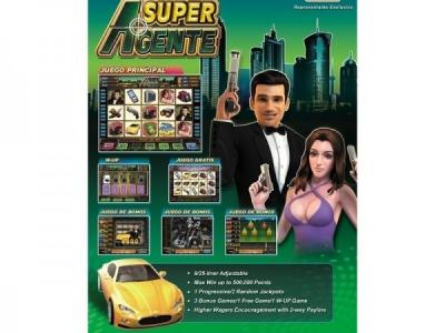 China SUPER AGENT Game Kit IGS AIC 9/25 Liner 36/10 Pin Slot Game Board for sale