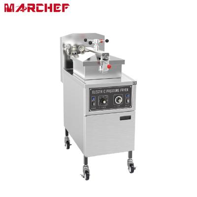 China Commercial kitchen table industrial restaurant hotels CE stainless steel 24l electric pressure fryer for sale