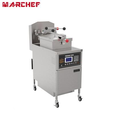 China Hotels CE Standing Industrial Stainless Steel Broaster Cooking Machine Chicken Pressure Fryer for sale