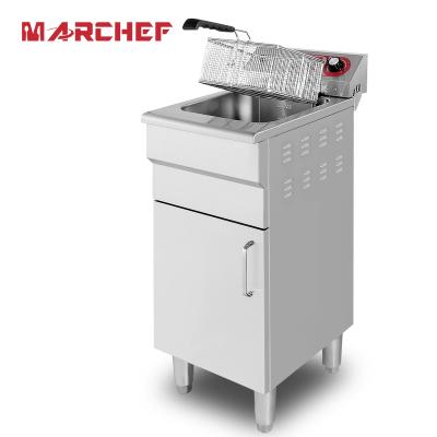 China High quality hotels restaurant commercial free standing 14l 5kw stainless steel onion potato potato fries fryer for sale