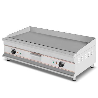 China Restaurant 6kw Hotels Countertop Electric Griddle Professional Industrial Full Stainless Steel Heavy Duty Commercial BBQ Grill for sale