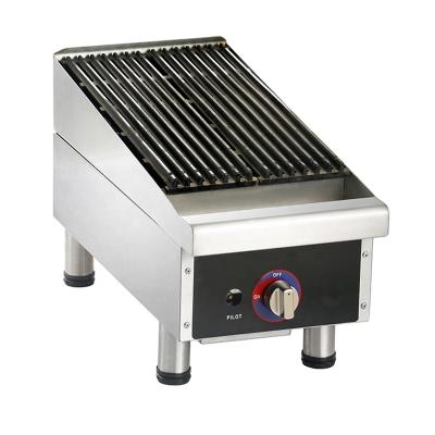 China CE Restaurant Commercial Gas Lava Rock Grill Commercial Supply Tabletop Barbecue for sale