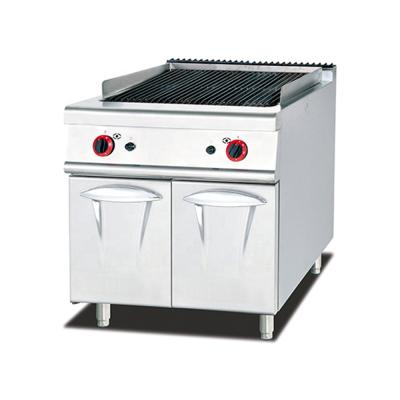 China LPG 800mm LPG Lava Rock Gas Grill with Cabinet for sale