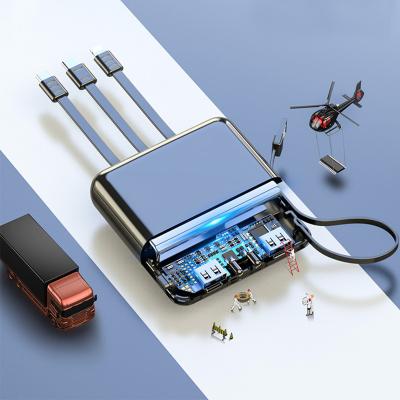 China Fast Charging Support Factory Wholesale Selling New Mini Power Bank 20000mah Powerbank 10000mah Logo High Capacity Custom Portable for sale