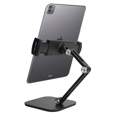 China Adjustable for iPad Holder Desk Stand Aluminum Adjustable Mobile Tablet Holder Cell Phone Tablet Desk Holder for iPad Holder for sale