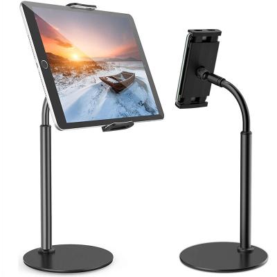 China Adjustable Flexible Mount Holder Stand for iPad with 360 Degree Rotating, Adjustable Tablet Stand Cell Phone Clip Holder for sale