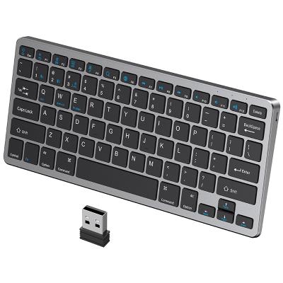 China 2.4G Mini Wireless Keyboard Portable Bestselling Rechargeable Wireless Keyboard for PC Laptop Desktop for sale