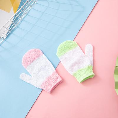 China EXFOLIATING Spa Bath Glove Body Exfoliator Face Scrub Sponge Honeycomb Silk Bath Glove Face Antibacterial Scrub Tpu Shower Gloves for sale