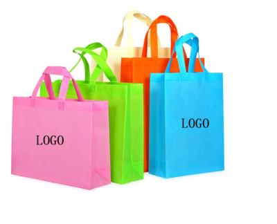 China High Quality Cheap OEM Handled Customized Logo Printed Fabric Nonwoven Reusable Shopping Bag Manufacturer for sale