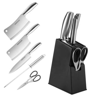 China Sustainable Wholesale Stainless Steel Knife Set Six Piece Stainless Steel Chef Kitchen Knife Sets for sale