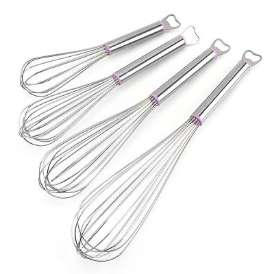 China High Quality And Easy To Use Sustainable Stainless Steel Kitchen Use Manual Egg Beater for sale