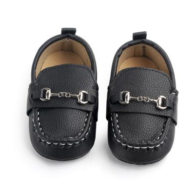 China Anti-odor Spring&autumn Toddler Baby Boy Shoes Soft Leather Baby Shoes for sale