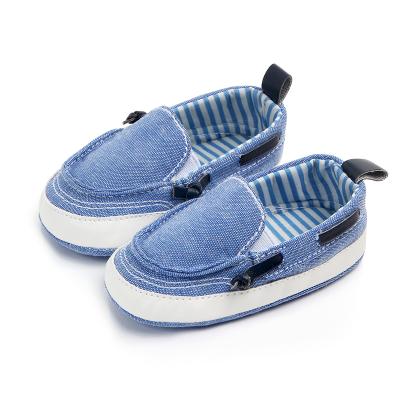 China Cotton Fabric Cool Canvas Soft Unique Baby Boy Prewalker Baby Boy Shoes Infant Shoes for sale