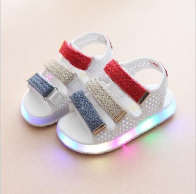 China Summer Kids Light Weight Children Sandals For Boys And Girls LED Kids Shoes for sale