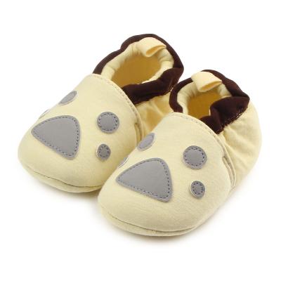 China Anti-odor Cute Footprint Design Soft Sole Newbron Cotton Shoes China Manufacturer for sale