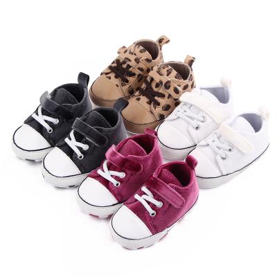 China Soft Sole Canvas Anti-slippery Sports Shoes Manufacturer Prewalker Baby Fashion Unisex Tree for sale