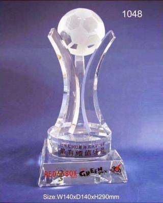 China China company hot selling award plaque decorationsplastic acrylic crystal trophy business staff excellent for sale