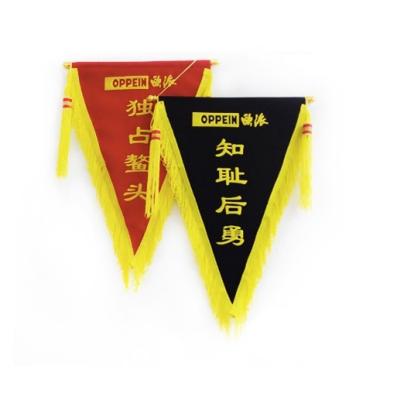 China Factory direct sale good quality triangle automotive hot selling flag for sale