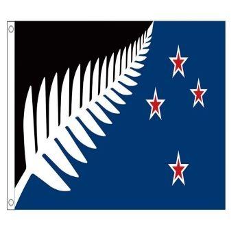 China xvggdg 90X150CM NZ New Zealand Flag Kyle Lockwood Design Polyester Custom Automotive Hanging Banner for sale