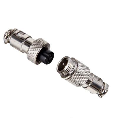 China audio & Hot Sale Gx12 Metal Aviation Video Plug Threaded Mating Connector for sale