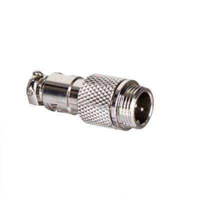 China Power Aviation Application Welding Cable Plug Connector3 Pin Gx 12 Electrical Connector for sale