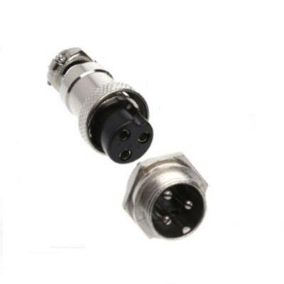 China iP55 Power Connector Metal Dust 7 Pin Aviation Plug Female 7pin GX16 Connectors for sale