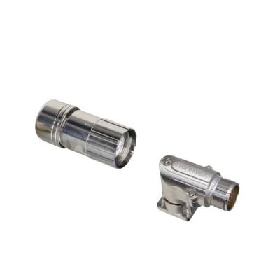 China M23 923 Power 8pin Female Metal Plug Male Straight Connector Waterproof for sale